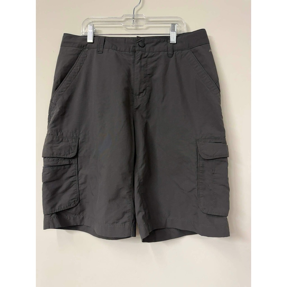 REI Co-op Women's Size 6 Cargo Shorts Grey‎ Nylon Hiking Outdoor (Tag 6) RN37249